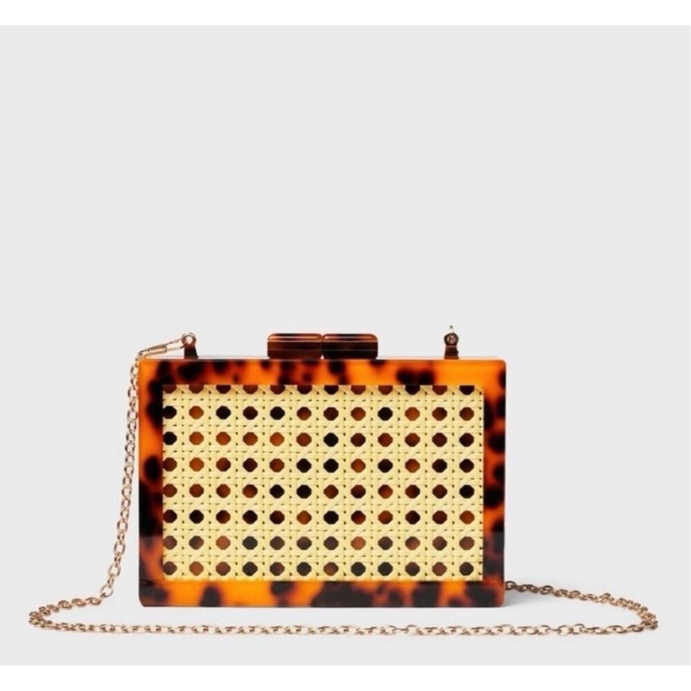 Rae of Light Tortoise Cane Acrylic Bag